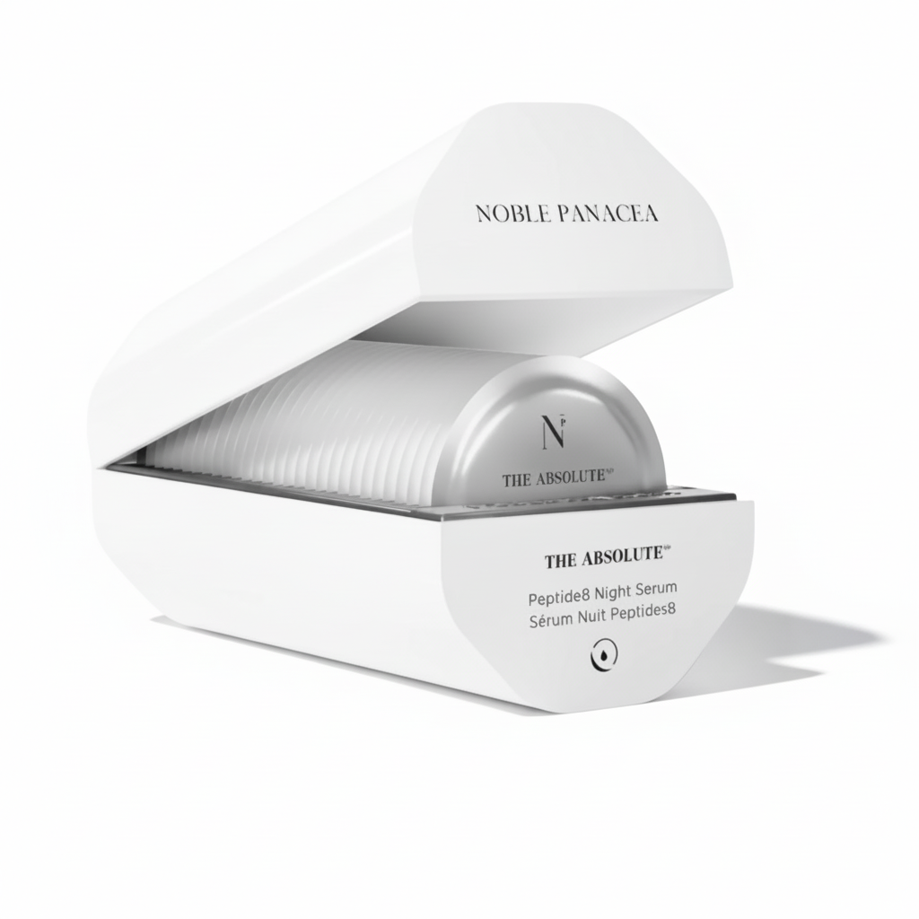 Noble Panacea Peptide8 sfondo bianco candido